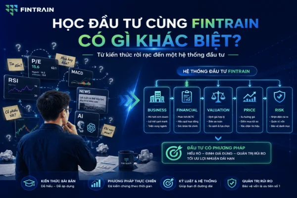Học Đầu Tư Chứng Khoán Cùng Fintrain Có Gì Khác Biệt?