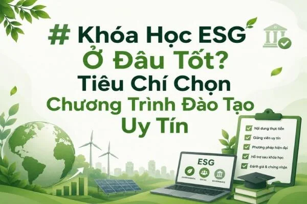 Khóa Học ESG Ở Đâu Tốt? Tiêu Chí Chọn Chương Trình Đào Tạo Uy Tín