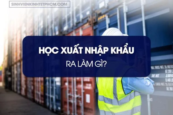 Học xuất nhập khẩu ra làm gì?