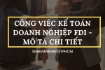 Công Việc Kế Toán Doanh Nghiệp FDI - Mô Tả Chi Tiết