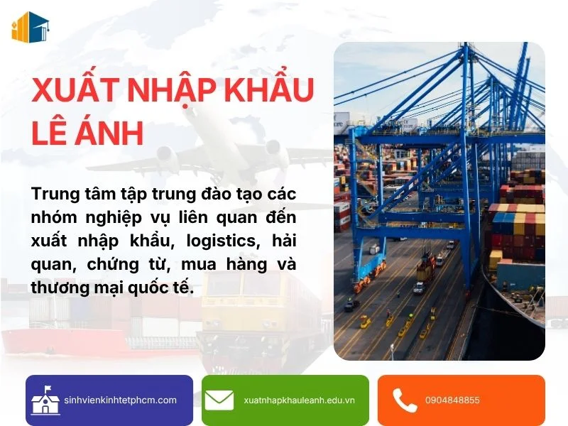 Xuất nhập khẩu Lê Ánh là đơn vị đào tạo gì