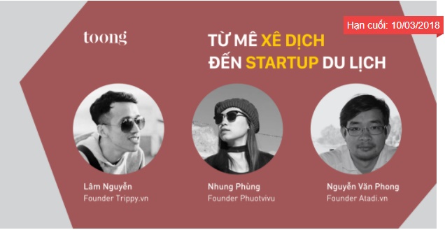 Talkshow Từ Mê Xê Dịch Đến Startup Du Lịch.