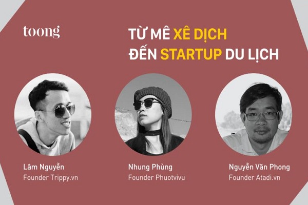 Talkshow "Từ Mê Xê Dịch Đến Startup Du Lịch" tại TPHCM